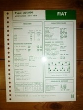 221.000 - Fiche Technique Fiat Someca