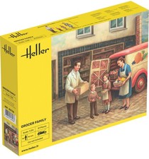HELLER Famille d'épicier - échelle 1/24 - HELLER 82758