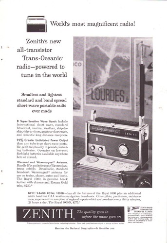 1958 zenith all transistor - 1958, all-transistor