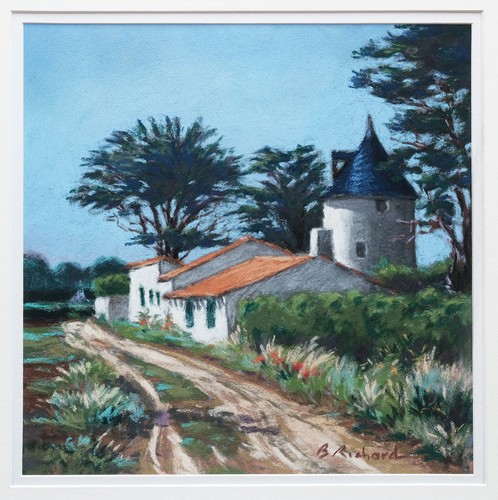 Pastel paysage île ré - de,