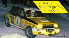 Décal Renault 5 Turbo Rallye