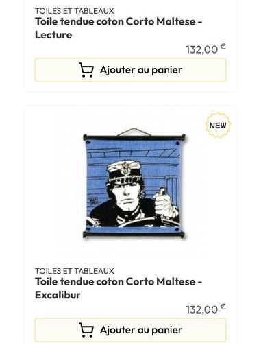 Cortos maltese toile tendue - maltese, en