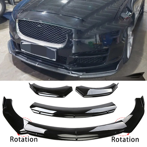 Gloss black car front - black,