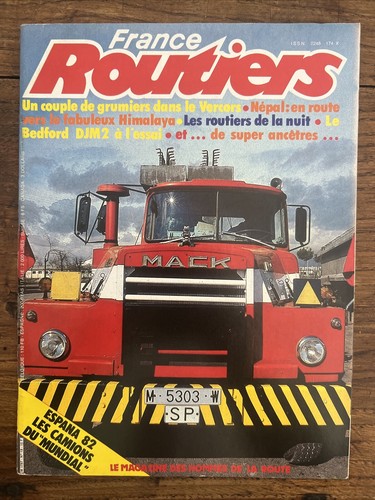 France routiers juin 1982 - france, 19