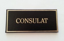 SUPERBE ancien CHEVALET PRESENTOIR EPOQUE "CONSULAT" pour ANTIQUAIRE en CUIR