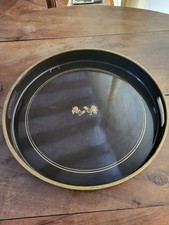 Plateau En Resine Vintage – 40 cm Etat Correct