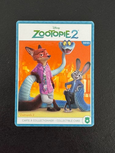 Carte disney zoootopie2 - carte,