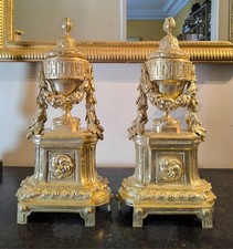 Paire de Chenets en bronze