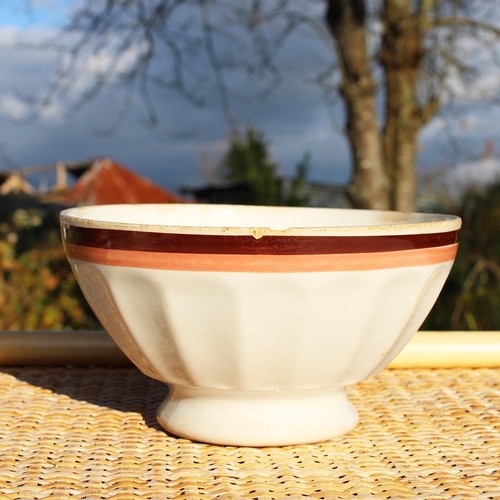 Ancien bol soupe à - ancien,