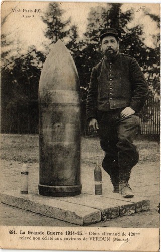 Cpa militaire obus - cpa,