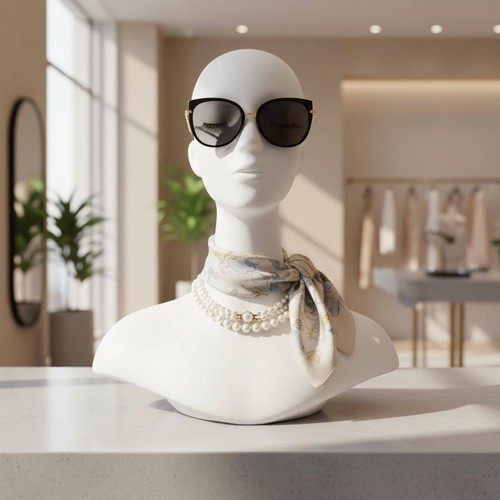 Tête mannequin avec - de,