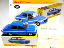 dinky toys RE NAULT 12 R12 GORDINI ATLAS ref 1424 G + fiche + certificat