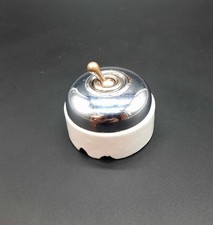 Ancien interrupteur porcelaine