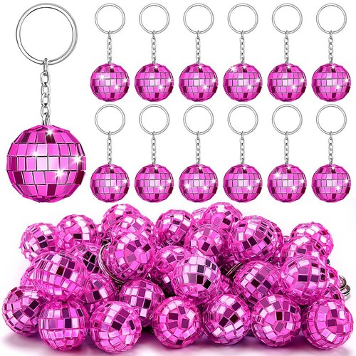 Porte clés boule disco - boule,
