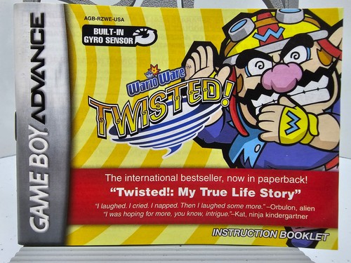 Wario ware twisted gameboy - wario, twisted!
