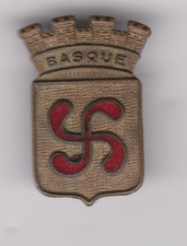 Insigne à épingle Croix basque - Bronze