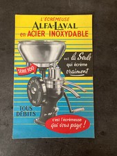 CATALOGUE BROCHURE PUBLICITAIRE ECREMEUSE ALFA LAVAL  G98
