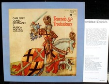 Carl Orff Gunild Keetmann Tournois LP M CV NM Cleaned by Clearaudio machine