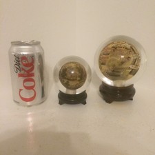 Pair Chinese Glass Painting