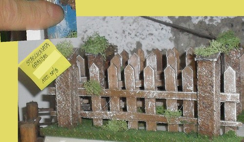 Miniature crèche palissade - miniature,