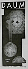 PUBLICITÉ DE PRESSE 1930 DAUM