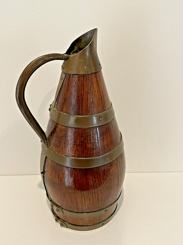 Ancien pichet cidre bois - à,