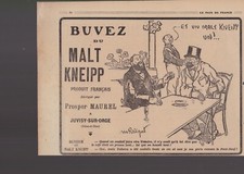 1 publicité  papier café