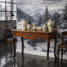 Console Baroque Ancien Noyer