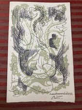 OSSIP ZADKINE DESSIN ORIGINAL