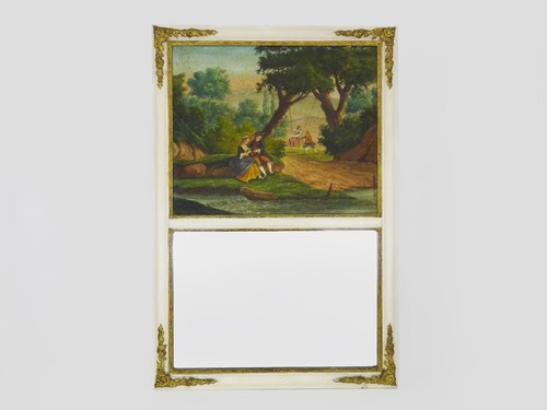 Grand miroir trumeau style - miroir,