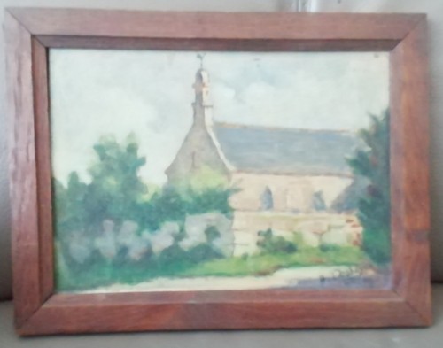 Ancien tableau peinture - ancien, huile