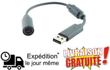 Cable Adaptateur Usb Femelle Pour Manette Xbox 360 Filaire