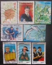 FRANCE N°4001 - 4024 - 4032 - 4033 - 4036 - 4051 - 4052 et 4054 oblitérés