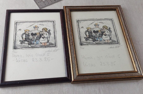 Paire tableaux gravures - paire,