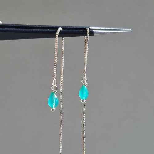 Boucles oreilles chaine tige - d'oreilles,