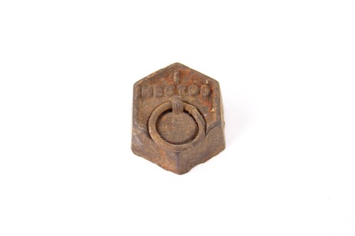 Ancien poids hexagonal kg - 0,1,