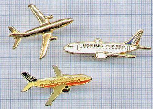 Lot pin badges boeing 737 - badges, /