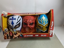 WWE 2013 Masque De Superstar 3-Pack Rey Mysterio Kane Sin Cara Mattel BML77 F12