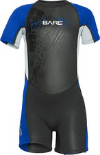 Bare Enfants Têtard Combinaison Court Soleil Protège Natation Bleu Tout Taille