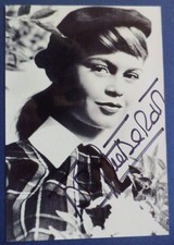 Photo BRIGITTE BARDOT 1952 autographe dédicace (10 x 14,5 cm) Signed
