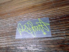 Autocollants autocollants vinyle signature Valentino Rossi VR 46 X1 autocolla...