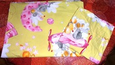  Parure Housse de couette + taie lit 90/190cm excellent état