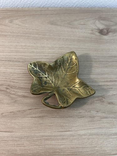 Cendrier laiton feuille - laiton, de