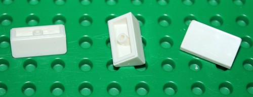 Lego white slope - x, 85984