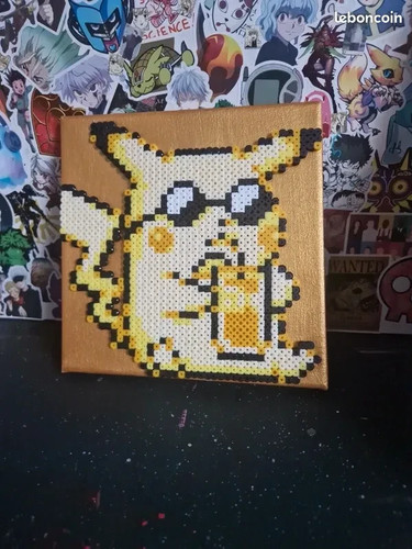 Pixel art perles - art, repasser