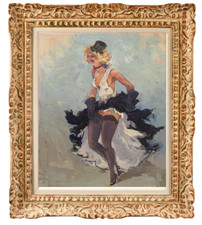 JEAN MAREC (1901-1972) HSC DANSEUSE DE CABARET PARISIEN VERS 1940 (10)