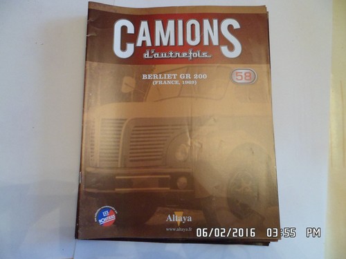 Magazine camions autrefois - camions, d'autrefois