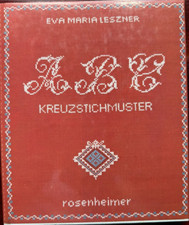 BRODERIE- ALPHABET à broder - Lettres, Chiffres, Monogrammes KREUZSTICHMUSTER