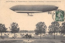 CPA 51 CAMP DE CHALONS / LE DIRIGEABLE MILITAIRE LIEUTENANT SELLE DE BEAUCHAMP /
