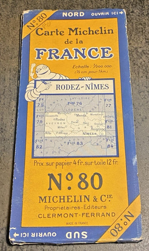 Carte michelin 80 - , n°